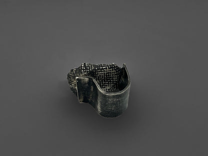 Large Pearl Silver Ring