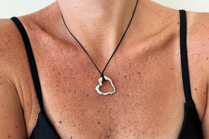 Heart Silver Necklace
