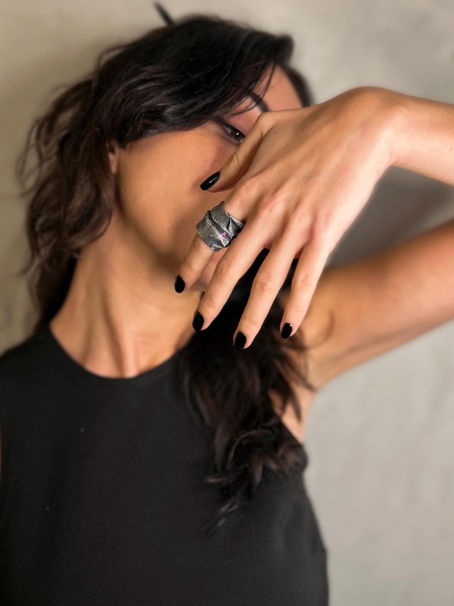 მასიური ვერცხლის ბეჭედი